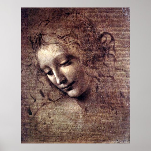 La Scapigliata - da Vinci - c1508 Poster (Front)