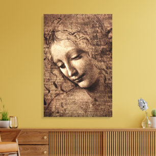 La Scapigliata de Léonard de Vinci, toile de la Re