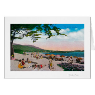 La scène de plage à Carmel, Californie