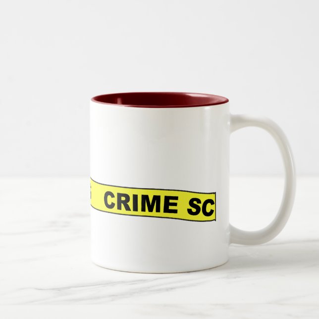 La scène du crime ne croisent pas - la tasse (Droit)