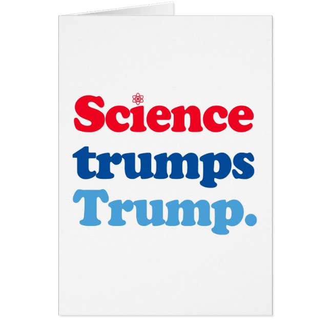 La science l'emporte sur Trump (Devant)