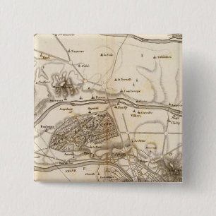 La Seine 2 Inch Square Button