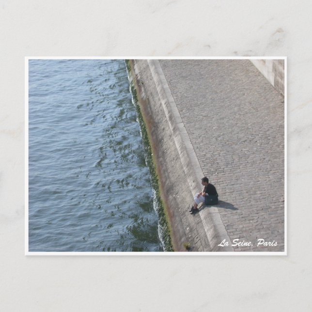 La Seine, Paris Postcard (Front)