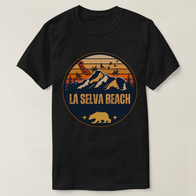 La Selva Beach, California T-Shirt (Design Front)