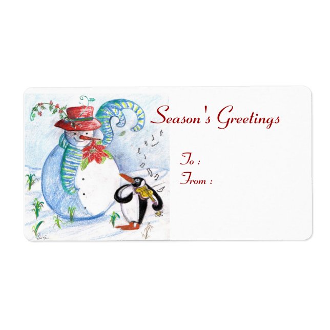 LA SÉRÉNADE HIVERNALE DE SNOWMAN ET PENGUIN (Devant)