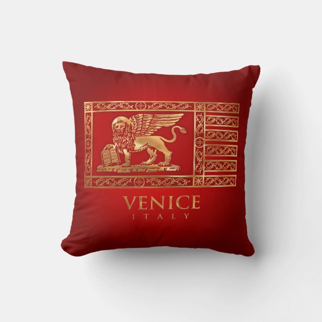 La Serenissima Throw Pillow (Front)