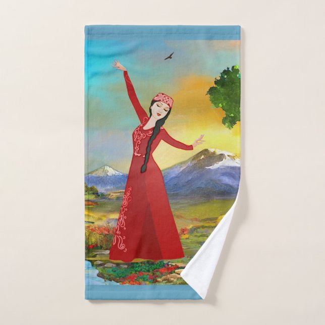 La serviette de la danseuse (Serviette à main)