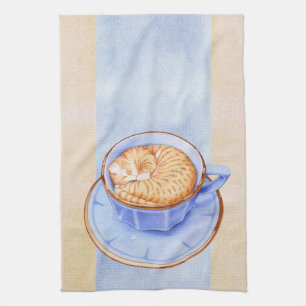 La serviette de thé au café