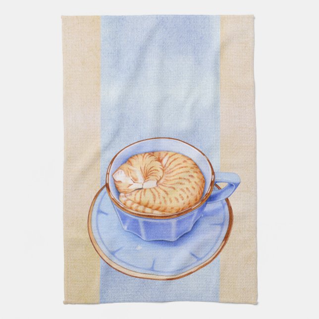 La serviette de thé au café (Vertical)