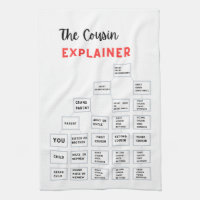 La serviette de thé Cousin Expplicer