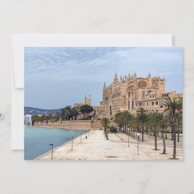 La Seu, the Cathedral of Palma de Mallorca - Spain Invitation (Front)