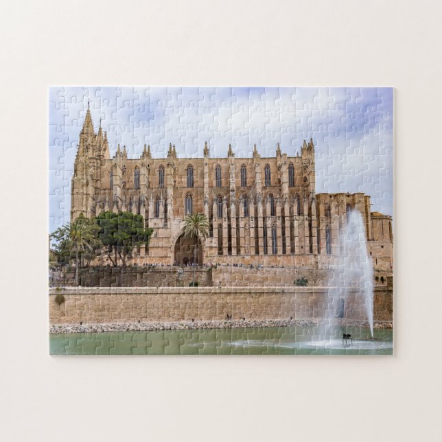 La Seu, the Cathedral of Palma de Mallorca - Spain Jigsaw Puzzle (Horizontal)