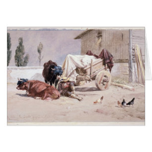 La Siesta: Scene in the Eastern Pyrenees, 1872 (w/