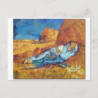 La Sieste de Vincent Van Gogh (Noon) Postcard