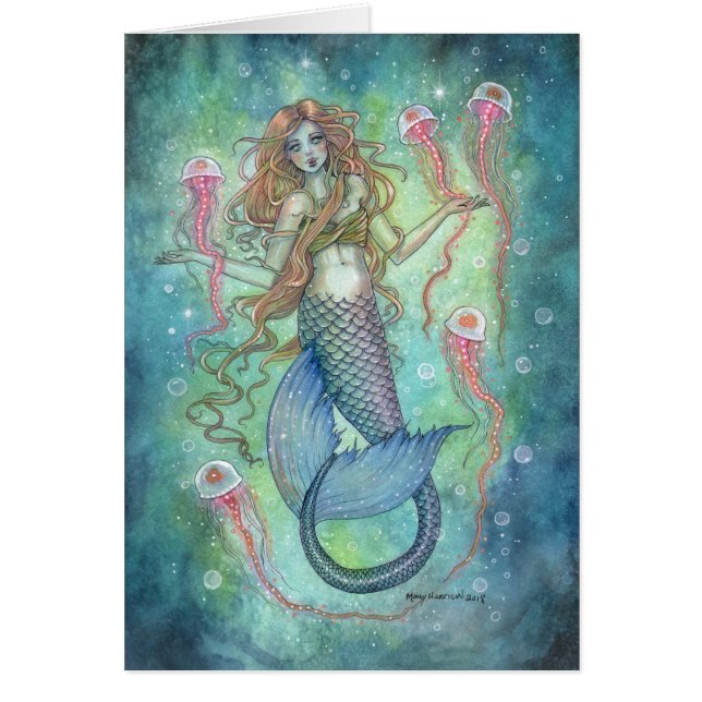 La sirène des gelées et l'art Imaginaire de méduse (Devant)