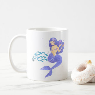 La sirène et son poisson de l'école Coffee Mug