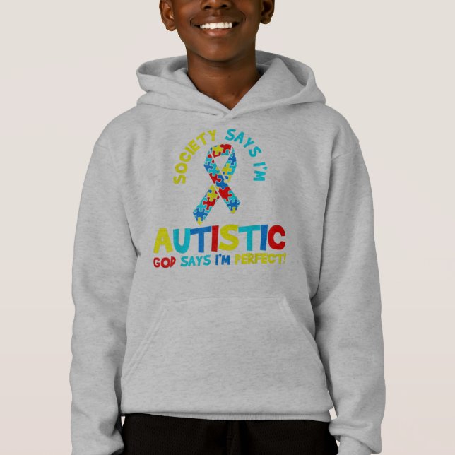la société dit que je suis autiste dieu dit que je (Devant)