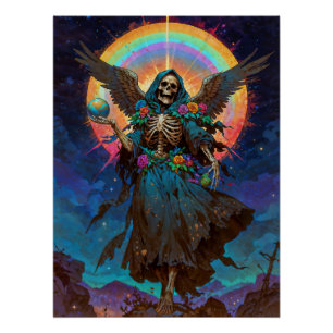 La Sombra Benévola Santa Muerte Poster
