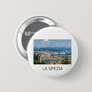 La Spezia Cityscape Liguria Italy Holiday Souvenir 2 Inch Round Button