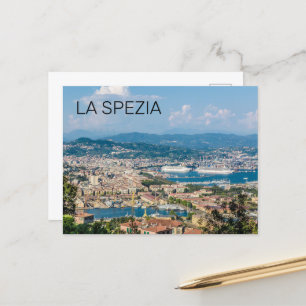 La Spezia Cityscape Liguria Italy Holiday Souvenir Postcard