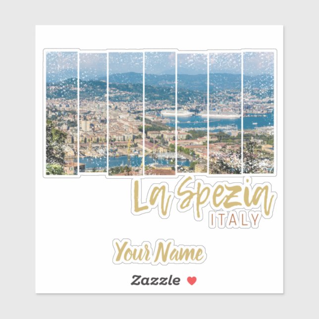 La Spezia Liguria Italy Vintage Souvenir (Sheet)