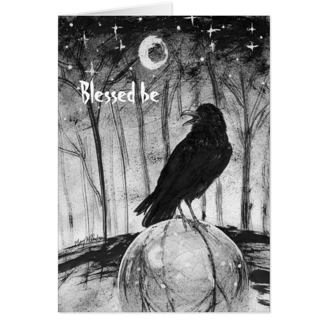 La sphère "Blessed de Raven soit " (Devant)