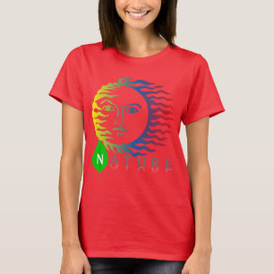 La spirale de Nature teignent en nouant le T-shirt