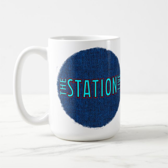 La Station Blue RT 15 oz Classic Mug (Gauche)