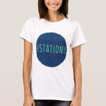 La Station Blue RT, T-shirt classique féminin