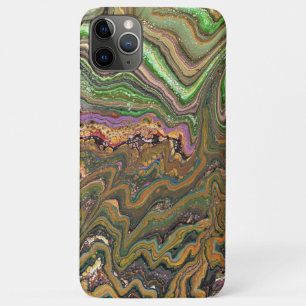 La Strada 1 Wild Green Gold Abstract Phone Case