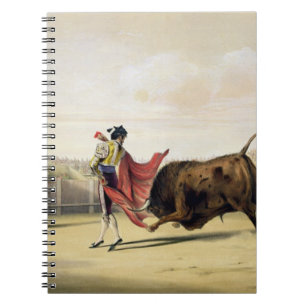 La Suerte de la Capa, 1865 (colour litho) Notebook