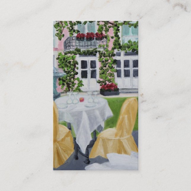 La Table des Marechaux business card (Front)