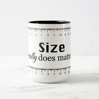 La taille vraiment importe tasse