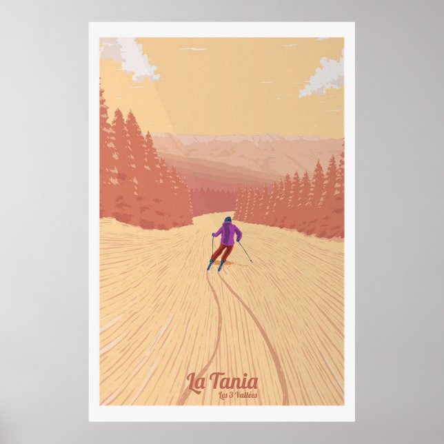La Tania Ski Resort Poster (Front)