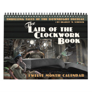 La tanière du calendrier de livre de rouages