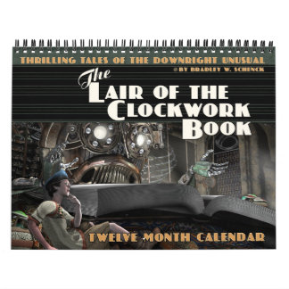 La tanière du calendrier de livre de rouages
