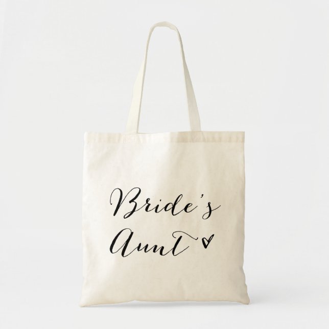 La tante de la mariée | Sac fourre-tout de calligr (Devant)