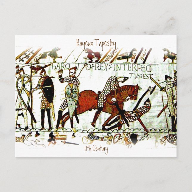 La Tapisserie de Bayeux a5 Carte postale (Devant)