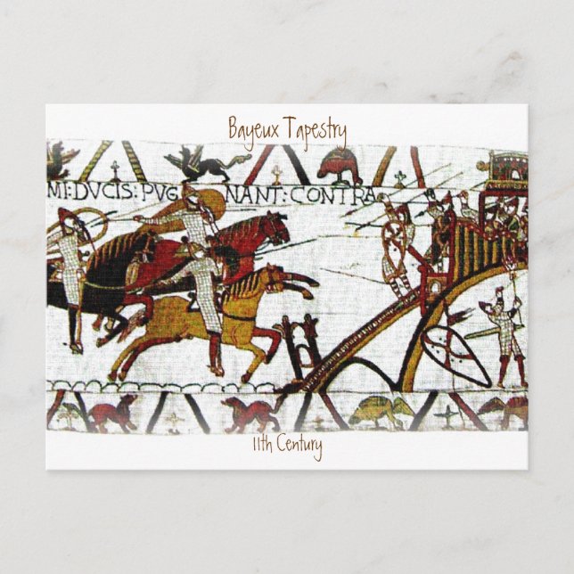 La Tapisserie de Bayeux a6 Carte postale (Devant)