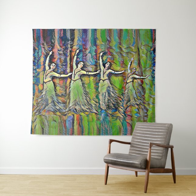 La Tapisserie des danseurs (En situation (horizontale))