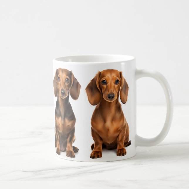 La tasse à café de l'amant de Dachshund (Droite)
