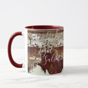 La tasse à l'aspect de poterie avec coulure de pei