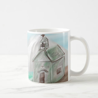 La tasse à l'église au clocher cassé