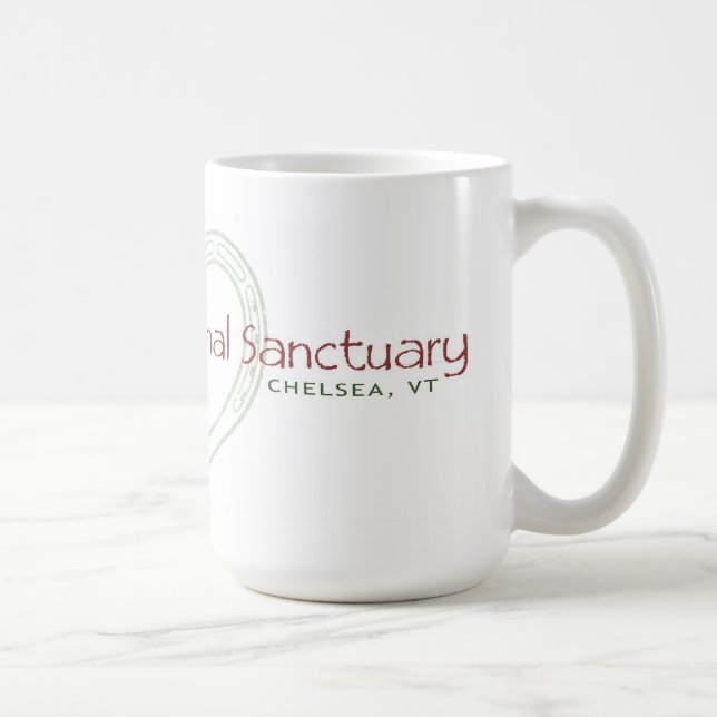 La tasse animale Hooved "de coeur en fer à cheval" (Droite)