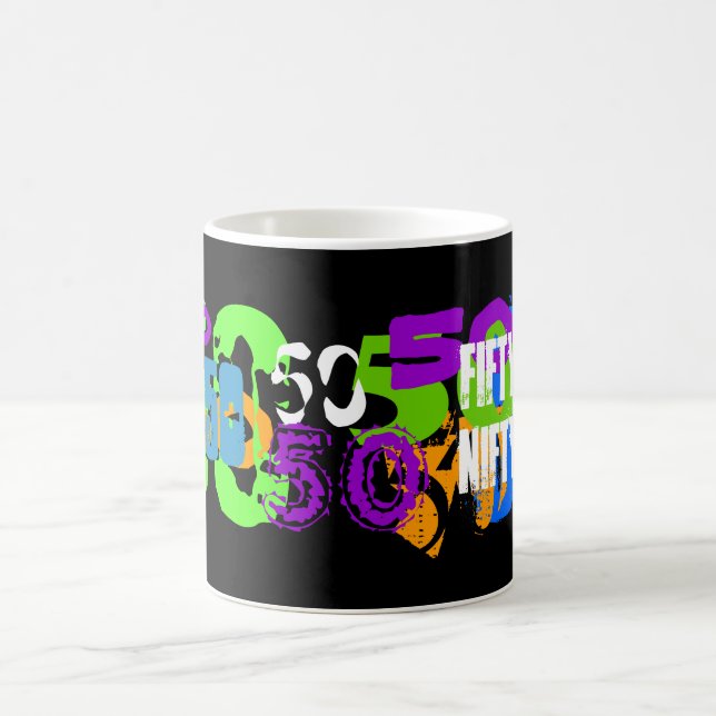 La tasse astucieuse de cinquante (Centre)