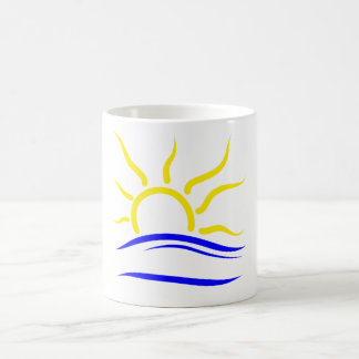 La tasse avec le symbole naturiste