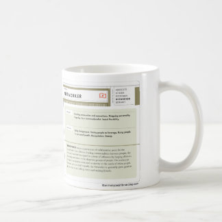 La tasse blanche classique d'archétype de