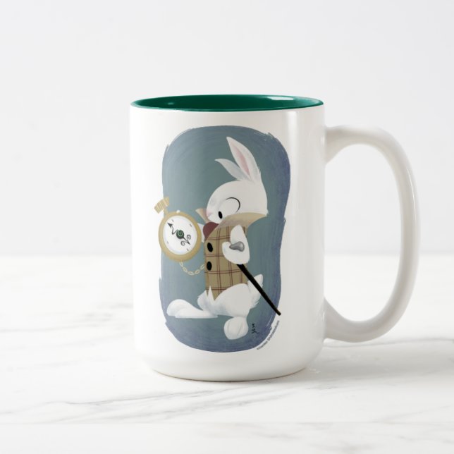 La tasse blanche de lapin (Droit)