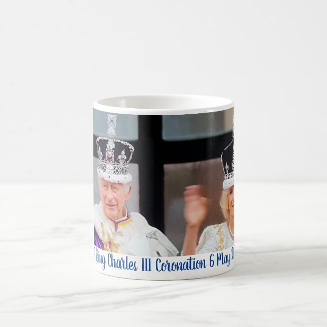 La tasse commémorative du couronnement du roi Char (Centre)