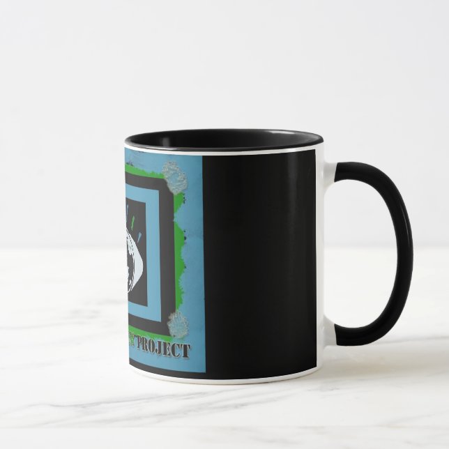 La tasse d'art de logo de projet de conscience (Droite)